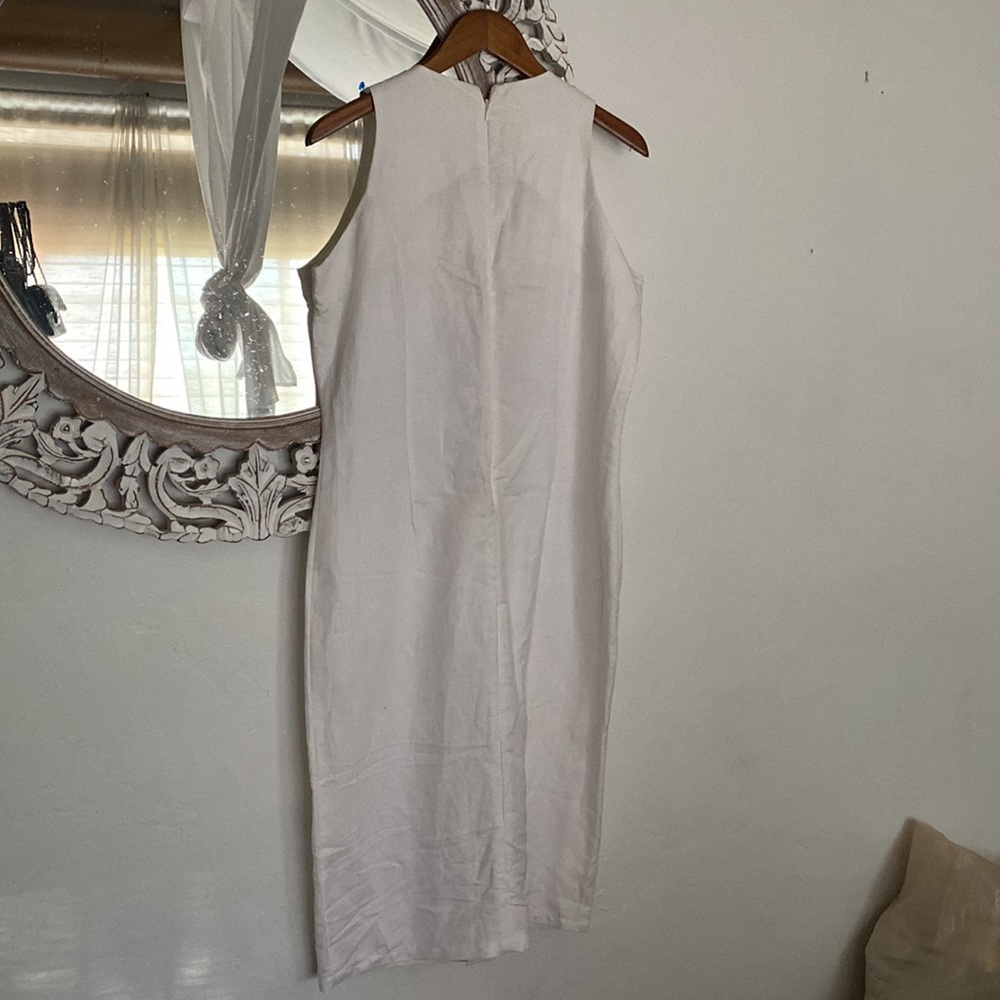 VINTAGE LINEN DRESS - Picture 5 of 6